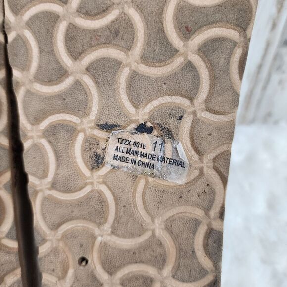 CL by Laundry Tan Wedge Sandals Size 11 - Picture 8 of 9